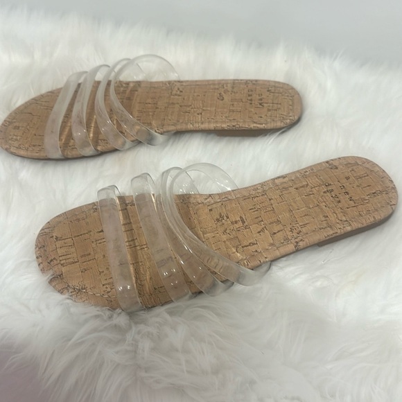 a new day Shoes - Size 6 1/2 a new day clear strap, bamboo foot bed sandals new